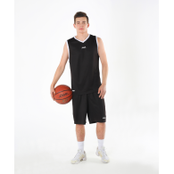 Майка баскетбольная JBT-1020-061, черный/белый, детская
