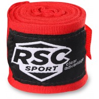 Бинт боксёрский RSC Эластик RSC006 2,5 м Красный