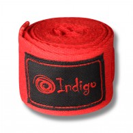 Бинт боксёрский INDIGO х/б, нейлон 1115 3 м Красный