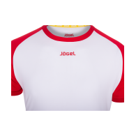 Футболка футбольная JFT-1011-012, белый/красный, детская
