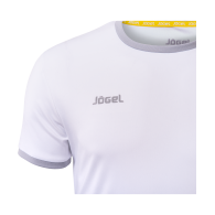 Футболка футбольная JFT-1010-018, белый/серый, детская