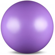 Мяч для художественной гимнастики силикон Металлик 300 г AB2803 15 см Сиреневый