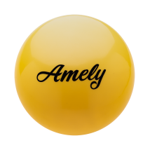 Мяч для художественной гимнастики AGB-101, 19 см, желтый