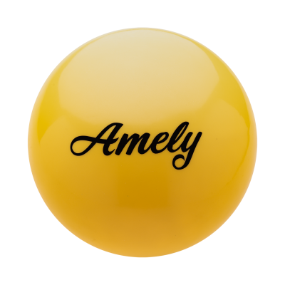 Мяч для художественной гимнастики AGB-101, 19 см, желтый