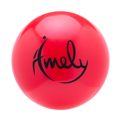 Мяч для художественной гимнастики AGB-201 15 см, красный