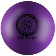Мяч для художественной гимнастики металлик 300 г I-1 15 см Фиолетовый