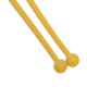 Булавы для художественной гимнастики У714, 35 см, желтые