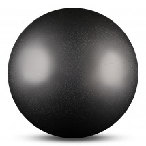 Мяч для художественной гимнастики силикон Металлик 300 г AB2803B 15 см Серебро с блестками