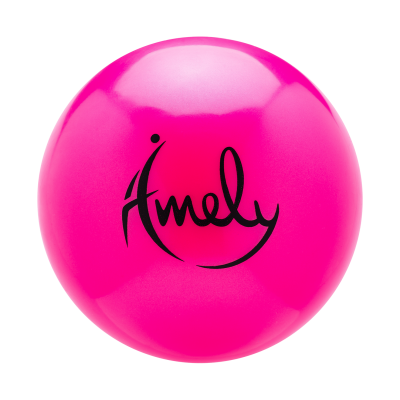 Мяч для художественной гимнастики AGB-201 19 см, розовый