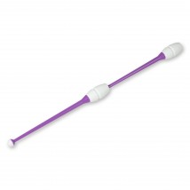 Булавы для художественной гимнастики вставляющиеся INDIGO IN019 45 см Фиолетово-белый