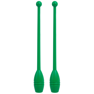Булавы для художественной гимнастики AC-01, 35 см, зеленый