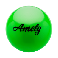 Мяч для художественной гимнастики AGB-101 19 см, зеленый