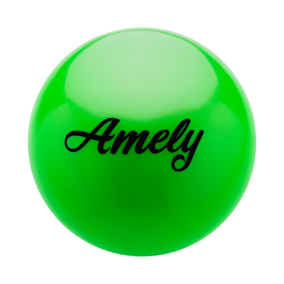 Мяч для художественной гимнастики AGB-101 19 см, зеленый