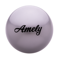 Мяч для художественной гимнастики AGB-101, 19 см, серый