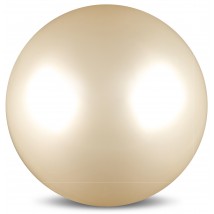 Мяч для художественной гимнастики силикон Металлик 300 г AB2803 15 см Белый