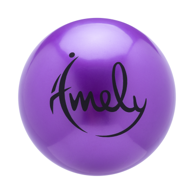 Мяч для художественной гимнастики AGB-201 15 см, фиолетовый