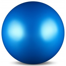 Мяч для художественной гимнастики силикон Металлик 300 г AB2803 15 см Синий