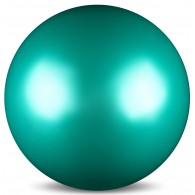 Мяч для художественной гимнастики силикон Металлик 300 г AB2803 15 см Зеленый