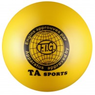 Мяч для художественной гимнастики металлик 300 г I-1 15 см Желтый