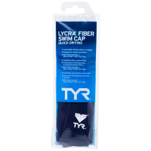 Шапочка для плавания Solid Lycra Cap, лайкра, LCY/001, черный