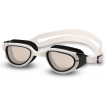 Очки для плавания INDIGO MANTIS зеркальные S997M Черно-белый