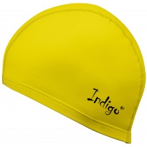 Шапочка для плавания ткань прорезиненная с PU пропиткой INDIGO IN048 Желтый