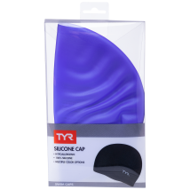 Шапочка для плавания Wrinkle Free Silicone Cap, силикон, LCS/510, фиолетовый