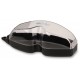 Очки для плавания (полумаска) INDIGO GRASSHOPPER зеркальные S991M Черно-белый