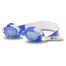 Очки для плавания детские INDIGO 723 G Бело-Синий