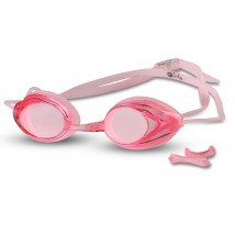 Очки для плавания INDIGO сменная переносица 1005 G Розовый