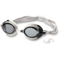 Очки для плавания детские INDIGO RUFF сменная переносица 10130-2 Серый