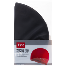 Шапочка для плавания Long Hair Wrinkle-Free Silicone Cap, силикон, LCSL/001, черный