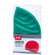 Шапочка для плавания TYR Wrinkle-Free Silicone Cap, силикон, LCSL/310, зеленый