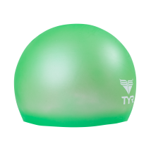 Шапочка для плавания Wrinkle Free Junior Silicone Cap, силикон, LCSJR/326, зеленый