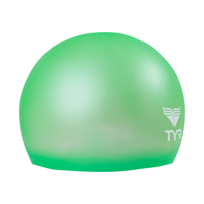 Шапочка для плавания Wrinkle Free Junior Silicone Cap, силикон, LCSJR/326, зеленый