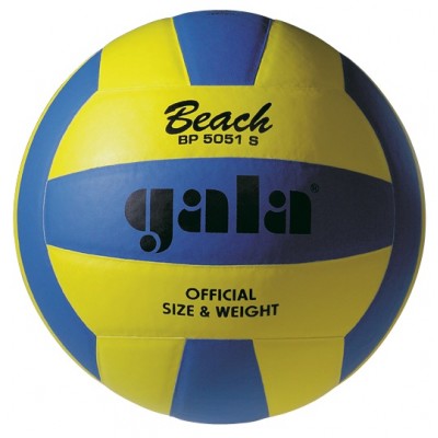 Мяч волейбольный GALA Beach пляжный клееный (PU) BP 5051 S Желто-Синий